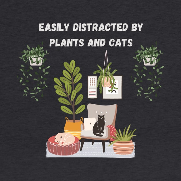 Easily distracted by plants and cats by My-Kitty-Love